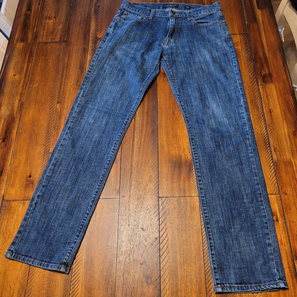 Lucky Brand mens denim blue jeans size 32/34